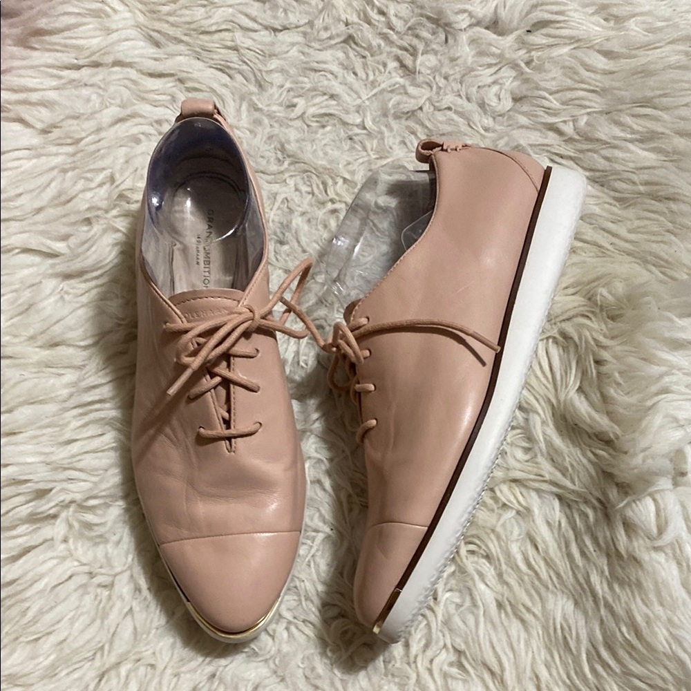 Cole Haan Womens Grand Ambition Lace Up Flats Women’s Size 8 N
